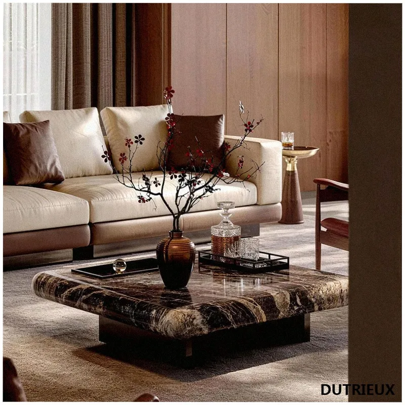 Italian Aesthetic Coffee Table Luxury Storage Nordic Living Room Coffee Table Organizer Center Couchtisch Lounge Suite Furniture