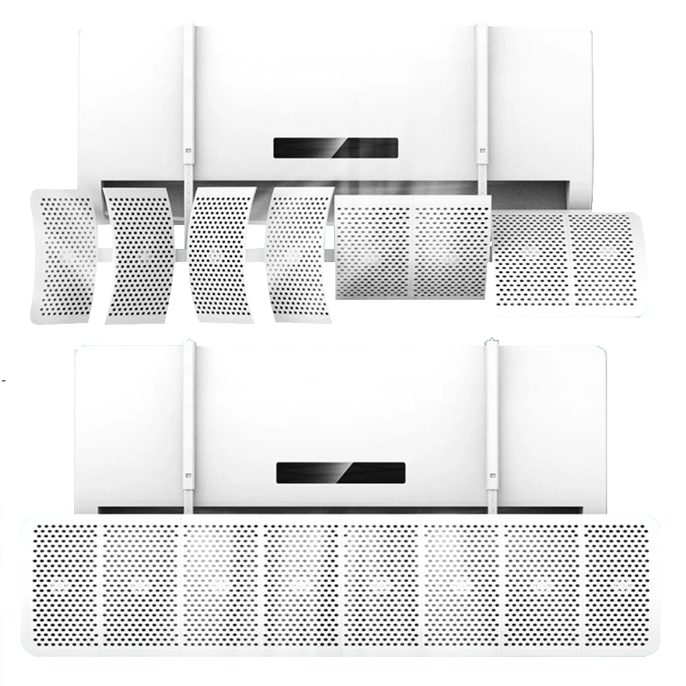 8 Leaf Air Conditioning Anti-Direct Blowing Outlet Baffle Wall-Mounted Air Outlet Baffle Confinement Cold Air Guide Cover
