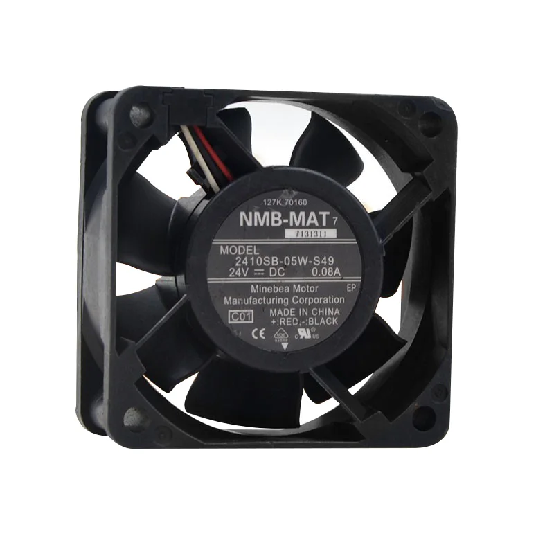 

НОВЫЙ ОРИГИНАЛ 2410SB-05W-S49 24 В 0,08 А 6025 60x60x25 мм ОХЛАЖДАЮЩИЙ ВЕНТИЛЯТОР РАДИАТОР