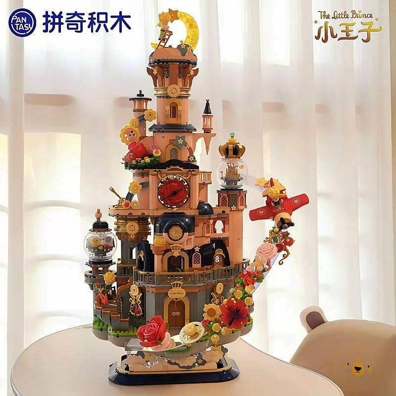 Pantasy The Little Prince Assembling Building Blocks Sex Castle Anime Toy Model Kawaii Ornaments Holiday Gift