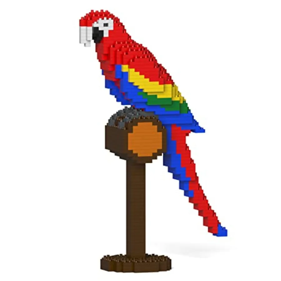 

Scarlet Macaw 01S Plastic Building Blocks for Advanced Creative Construction Ideal for Ages 14+ Perfect for STEM Learning Gift