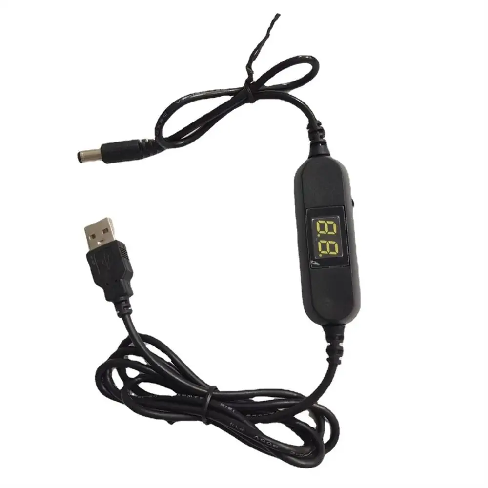 

Electronic Supplies for Radio Light 2.1x5.5mm Plug Step-up Line Power Cable USB Converter USB Cable Converter Adapter