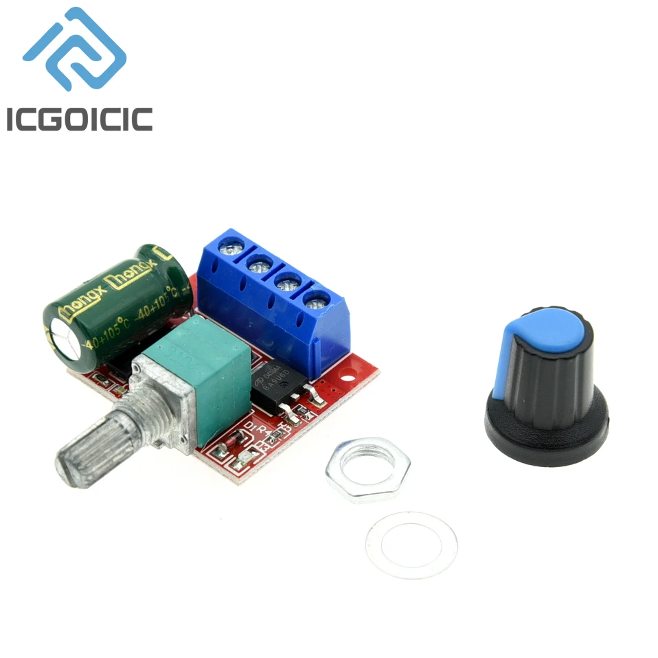 5A 90W PWM 12V DC Motor Speed Controller Module DC-DC 4.5V-35V Adjustable Speed Regulator Control Governor Switch 24V