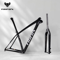 TRIFOX Superlight 29er Carbon MTB Frameset – Boost 148mm, Thru Axle, BSA BB68 Threaded, Includes Matching Carbon Boost Fork