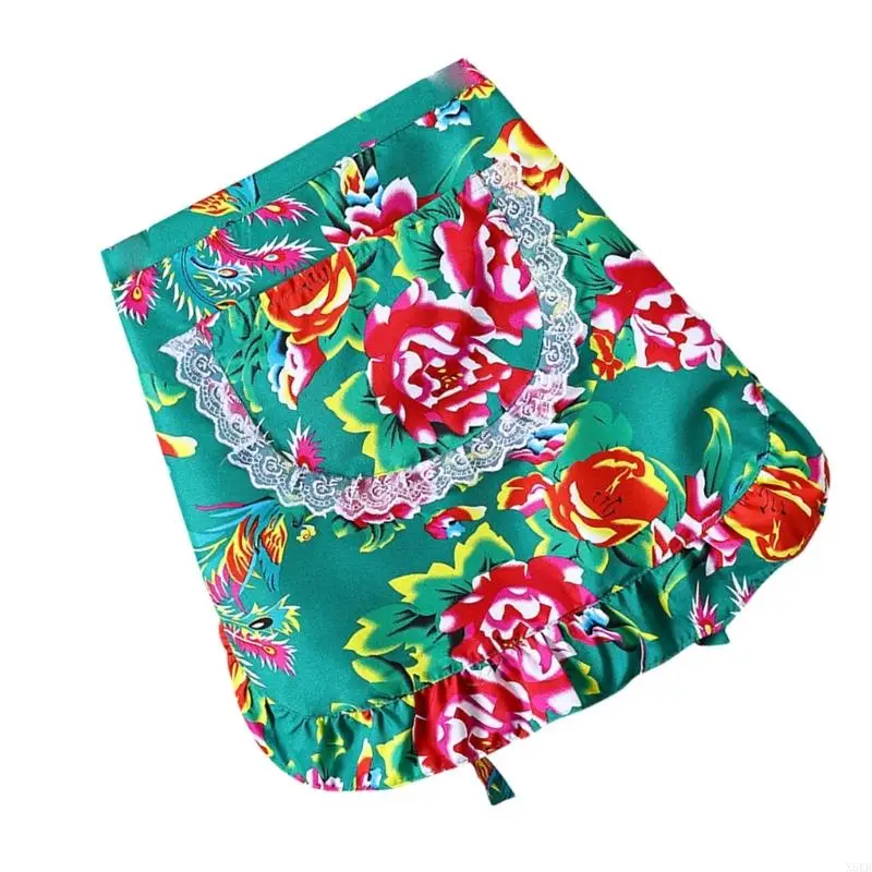 Avental cozinha flores N5KB