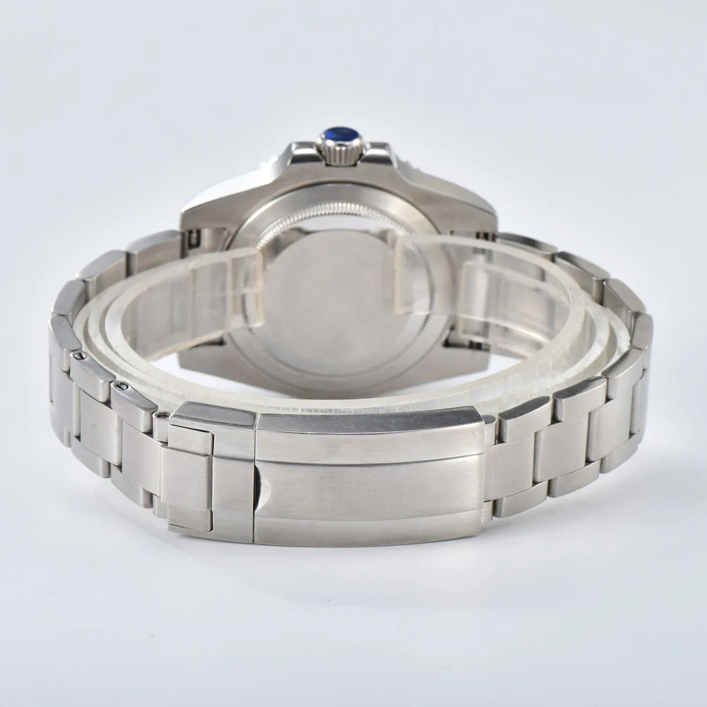 Reloj Automático NH35 de 40mm con movimiento automático japonés NH35, esfera con cabeza de calavera de tortuga marina, bisel totalmente luminoso, logotipo personalizado