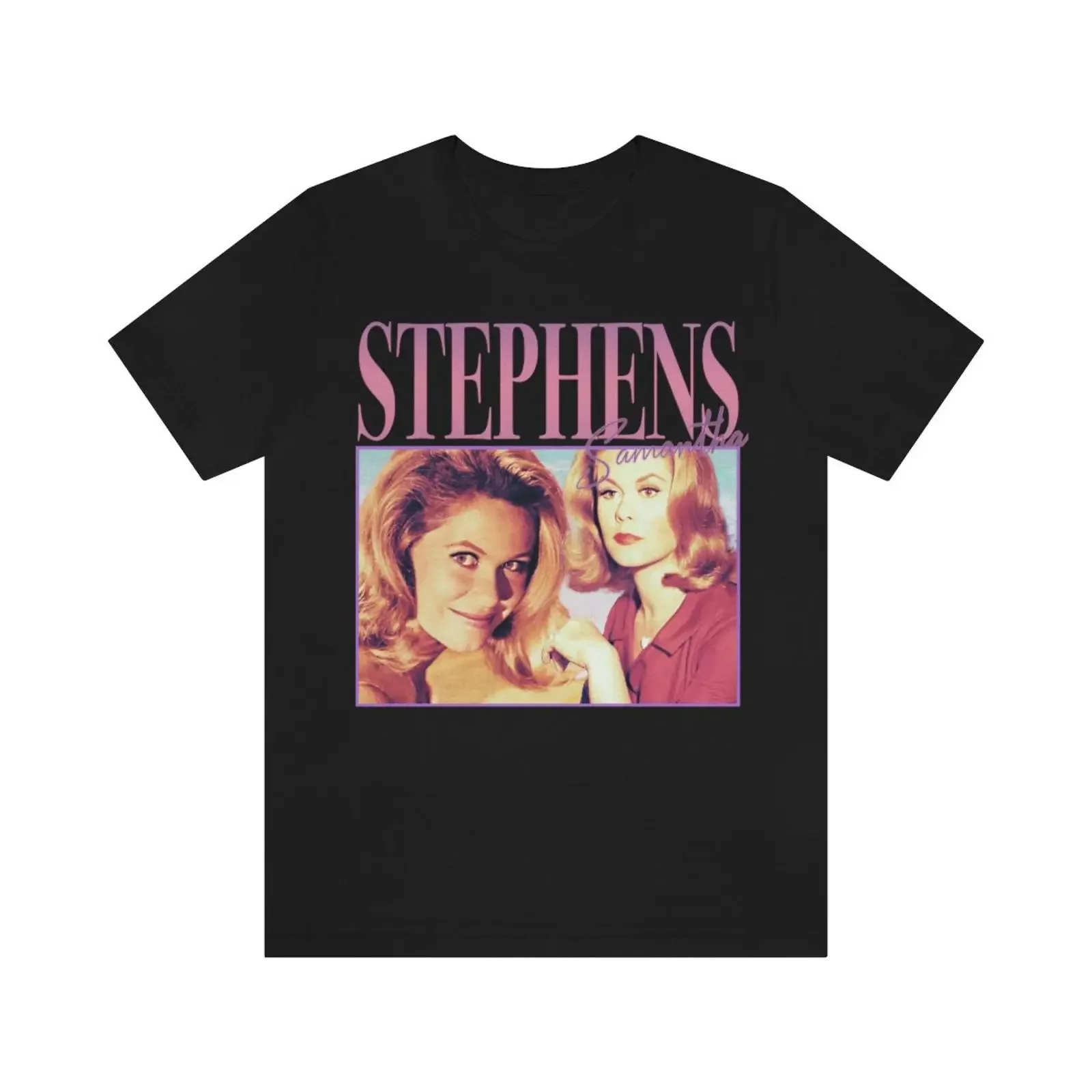90 amp 39 s Retro style T shirt Samantha Stephens Bewitched vintage Washed streetwear Unisex designer clothes Slightly