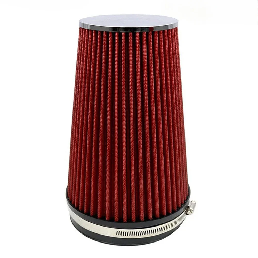 Car large flow intake modified mushroom head 152MM air filter element, mushroom head intake air filter stainless steel 9in