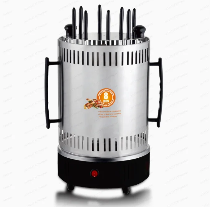 Barbecue grill skewer household multi-functional frying and grilling integrated fuming charcoal oven