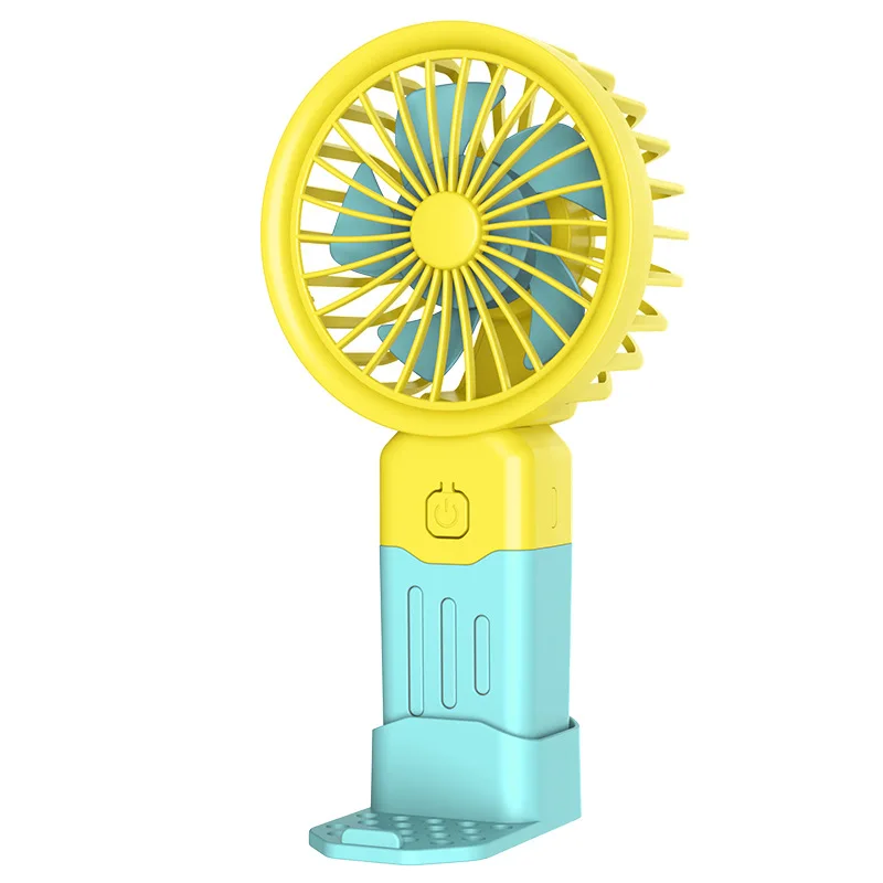 Customized-Border New Handheld Fan Portable Outdoor USB Rechargeable Small Fan