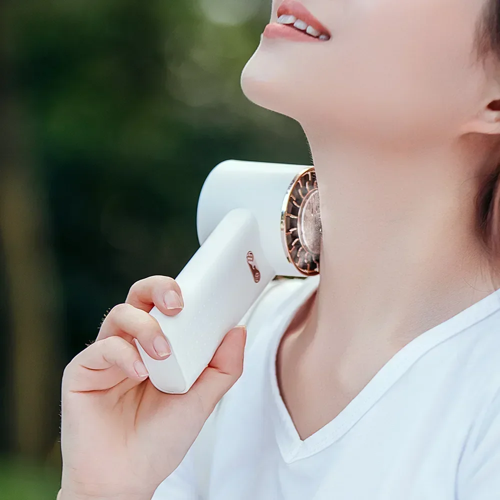 P23 kipas angin portabel Mini, kipas pendingin udara luar ruangan, kipas pendingin saku kecil isi ulang daya USB 2200mAh