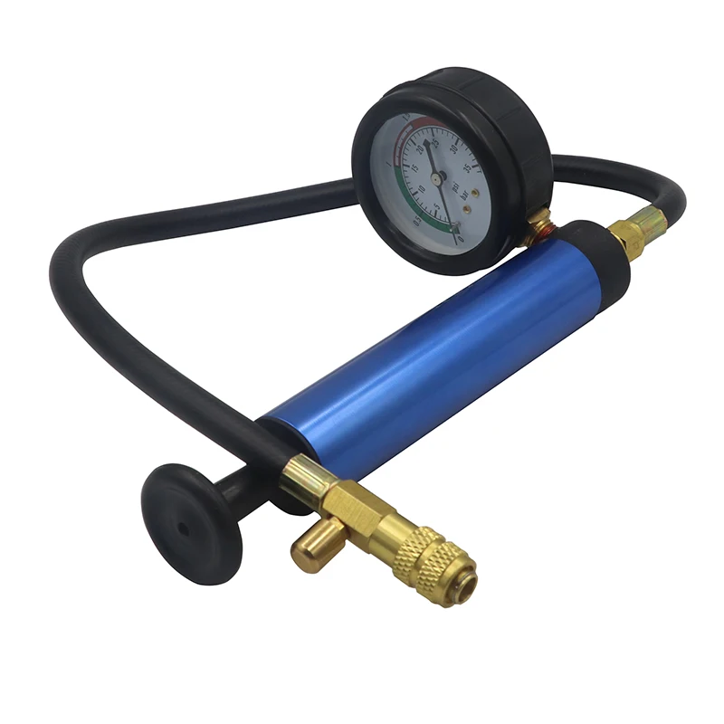 

Water Tank Leak Detector Shockproof Dial Car Pressure Gauge Tester Cooling System Tester Radiator Pressure Pump