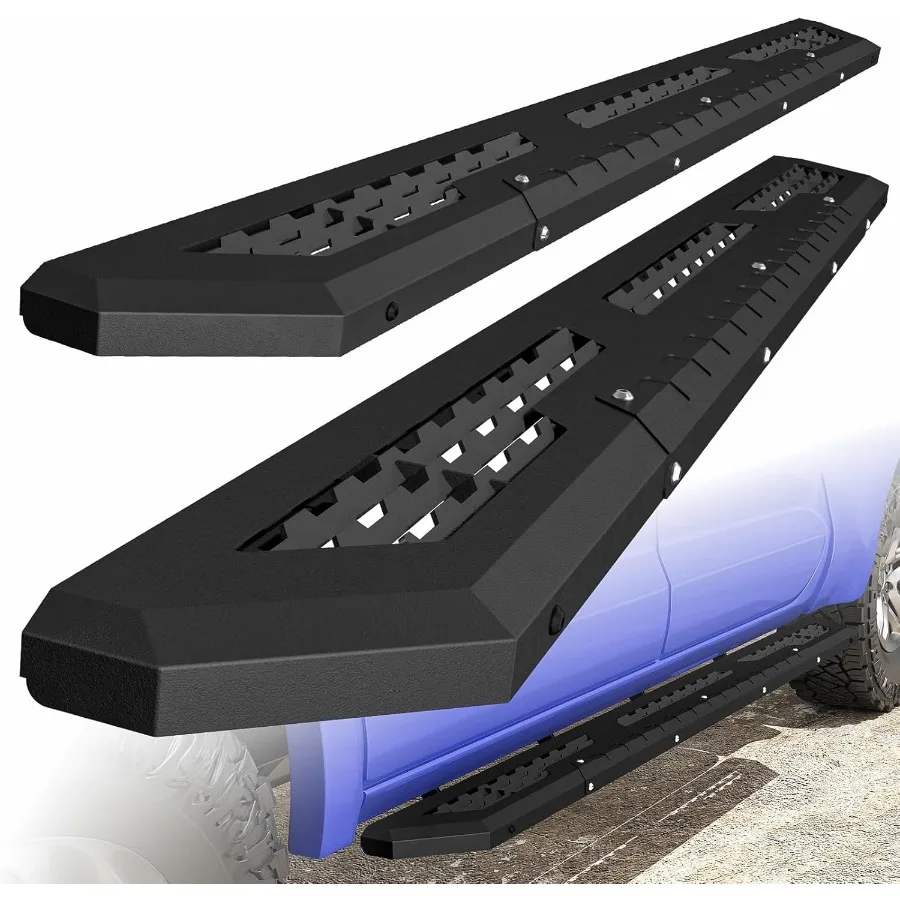 

Беговые доски Laser Cut 7, изготовленные на заказ, подходят для Chevy Silverado и GMC Sierra 1500 2020-2026 Chevy Silverado и GMC Sierr 2019-2026 гг.