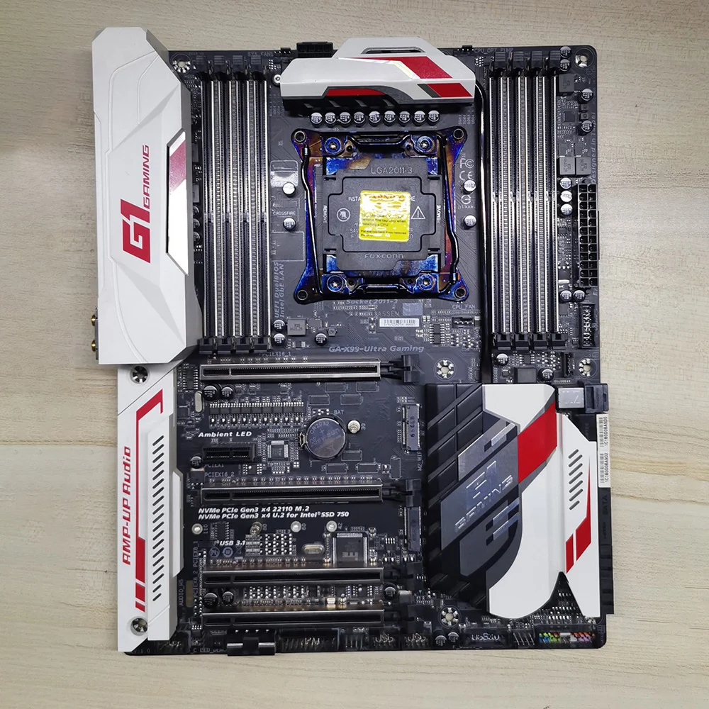 X99 GA-X99-Ultra-Gaming سطح المكتب اللوحة الأم لجيجابايت LGA 2011-V3 DDR4 128GB PCI-E 3.0 ATX