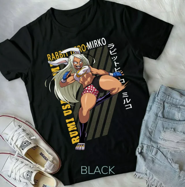 Rabbit Hero Mirko,Rumi Usagiyama,Miruko, My Hero,Boku no Hero,Unisex T-Shirt