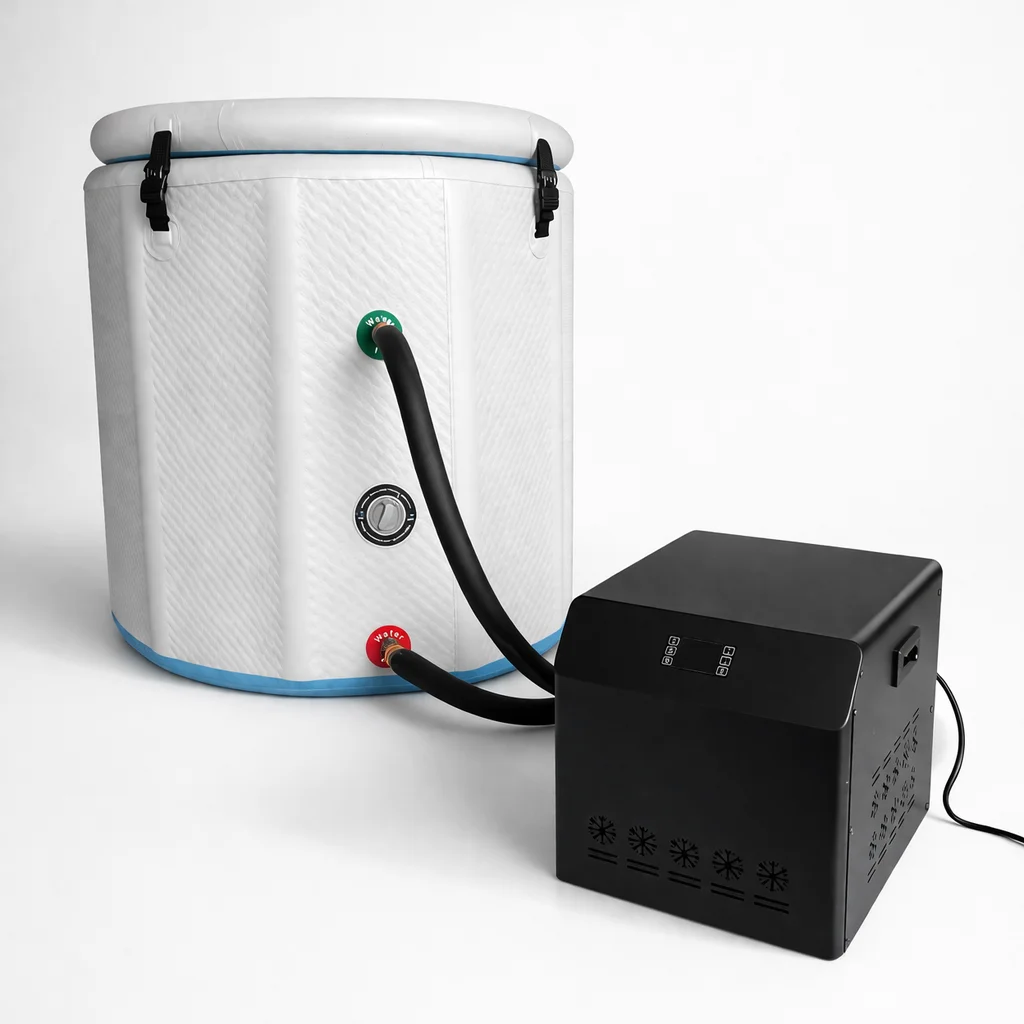 1/2 H·P Water Chiller, smart WiFi control and built-in filter pump for ice bath cold plunge