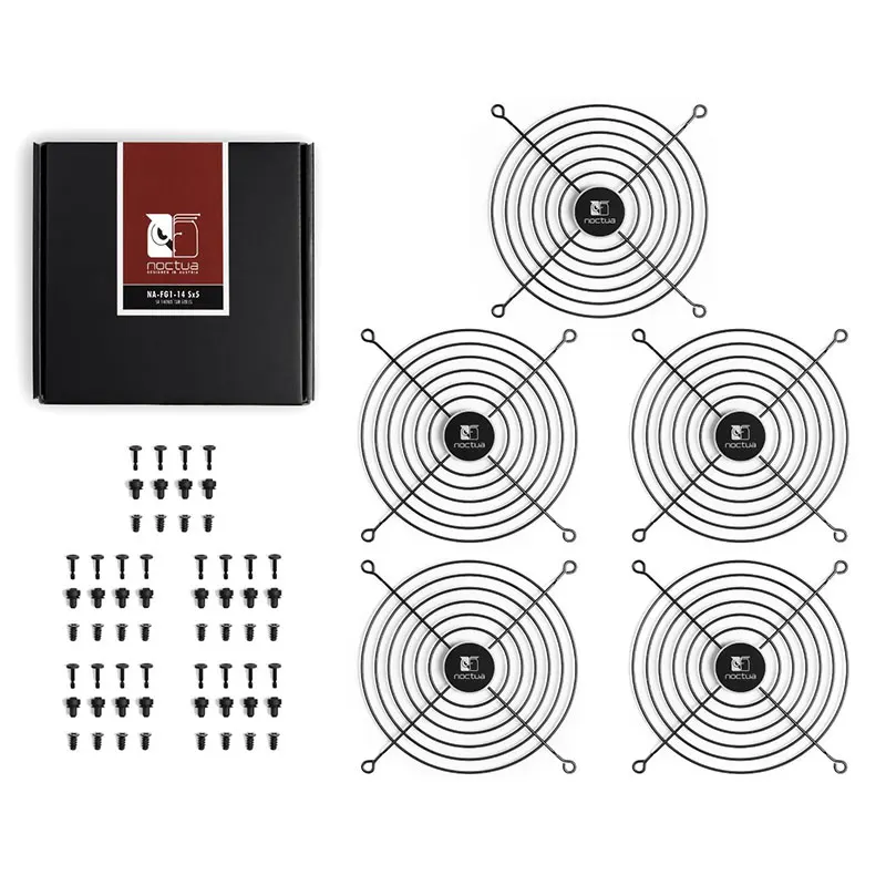 Imagem -03 - Noctua Na-fg1 Iron Network Fan Reduzindo o Ruído e o Desempenho Compatível com Todo o Quadro Quadrado