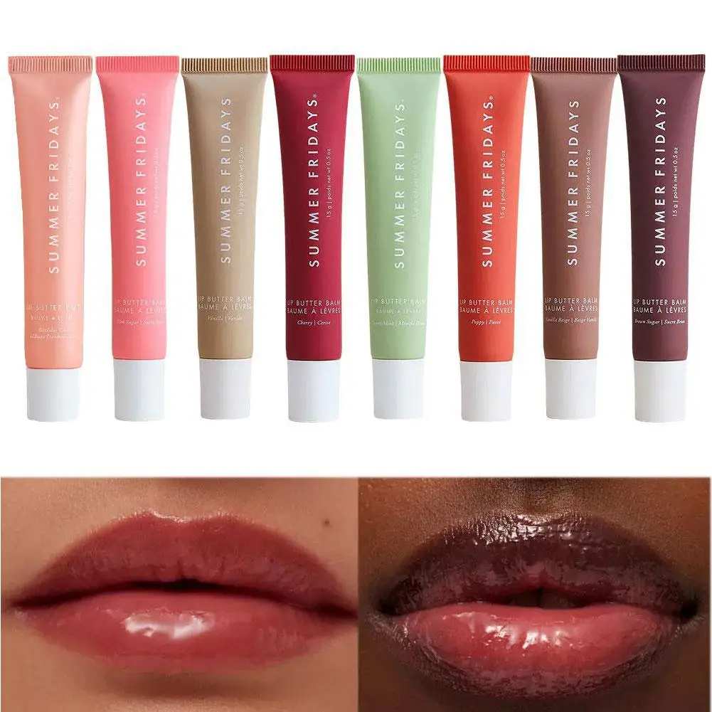 Summer Fridays Soft Tube Mirror Lip Gloss Lip Oil Moisturising Transparent Lipgloss Original Lip Care Tinted Women Daily Makeup