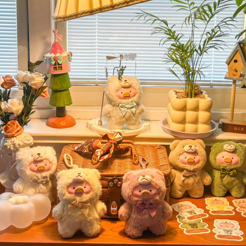 

Lulu Pig Vintage Teddy Series Blind Box Anime Figures Doll Surprise Guess Bag Kawaii Pendant Collectible Model Festival Gift Toy