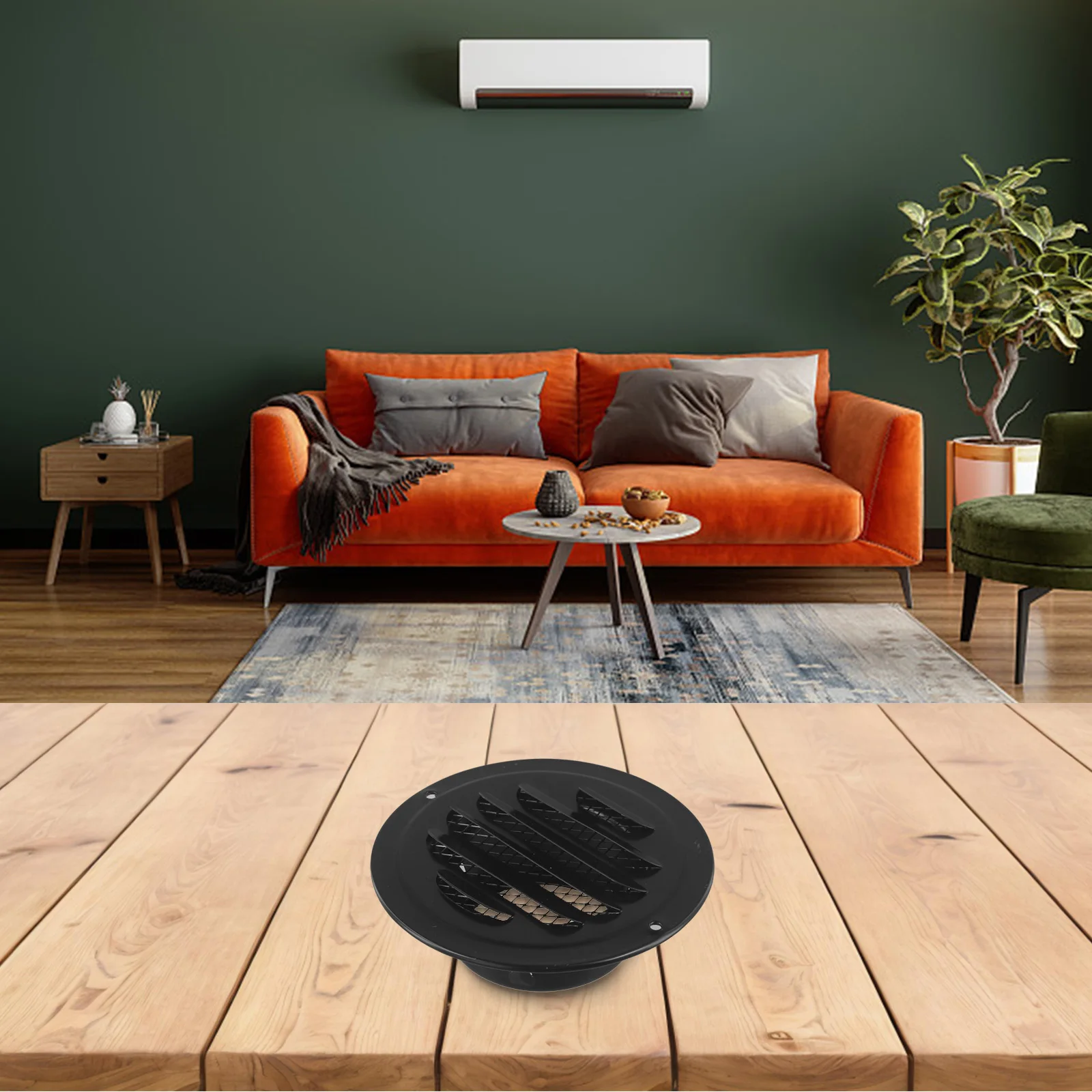 Round Exterior Vent Grille Made of Stainless Steel for Duct Ventilation in Residential Commercial Environments