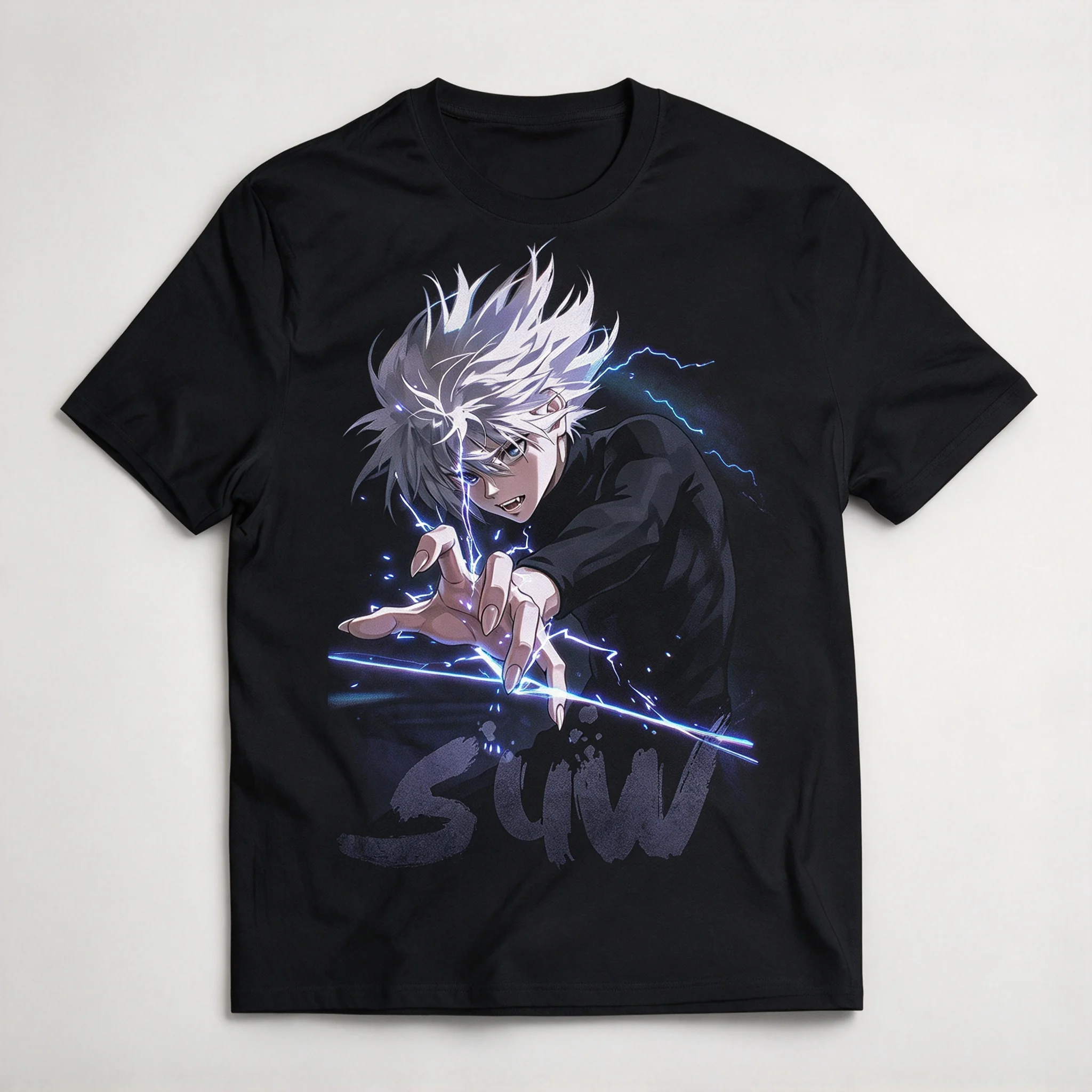 Pure Cotton Hunter X Hunter Print T-shirt Men Women Anime Gon Killua Kurapika Graphic Short Sleeve Tees Casual Streetwear Tops