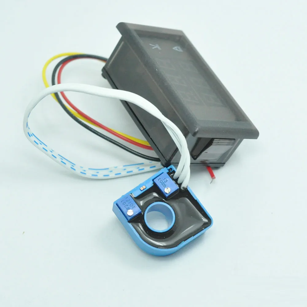 Imagem -06 - Medidor de Corrente de Tensão Digital Led 2in Hall Voltímetro Amperímetro dc 600v 300v 100v 100a 100a 300a 500a Carga Descarga Monitor de Bateria