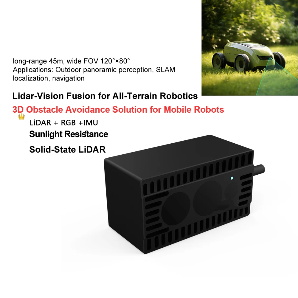 ToF Camera Sensor For Obstacle Avoidance 3D Obstacle Avoidance Solution For Mobile Robots AGV Material Handling Solutions