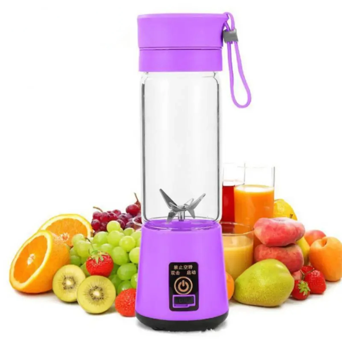 

Portable Juicer USB Rechargeable Handheld Smoothie Fruit Mixers Milkshake Machine Food Grade