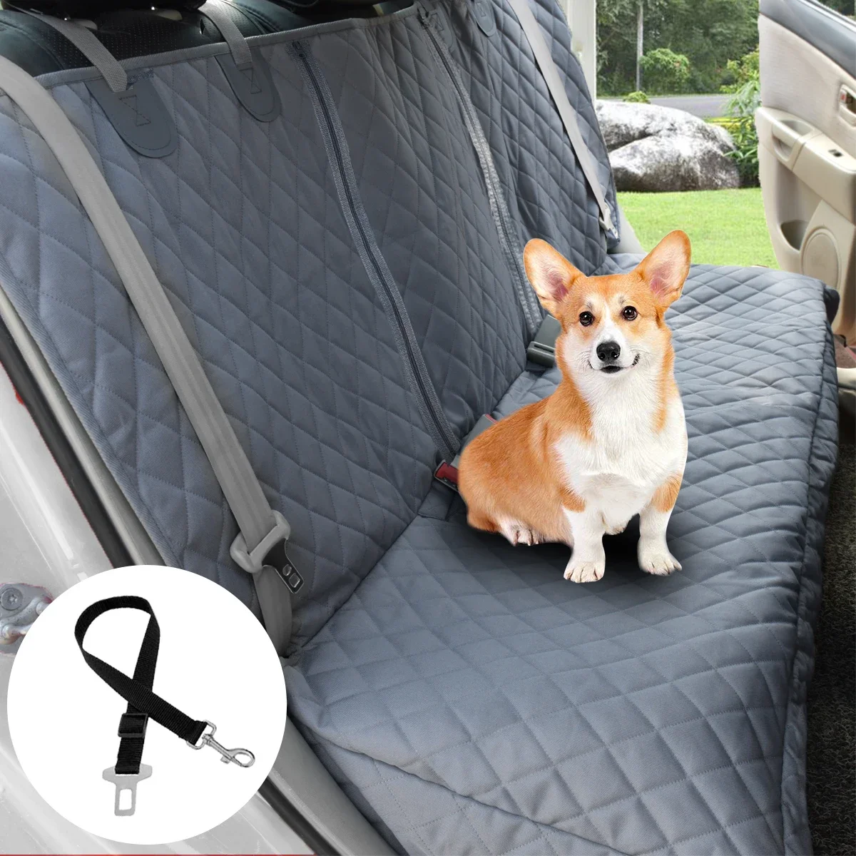 

Nonslip Large For Back Dog Cat Pet Cover Seat Carrier Dogs Waterproof Duty 100% Bench Car Heavy