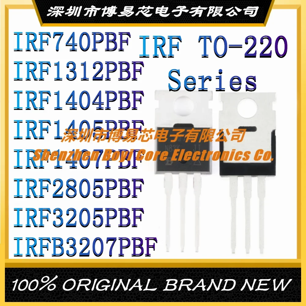 

IRF740PBF IRF1312PBF IRF1404PBF IRF1405PBF IRF1407PBF IRF2805PBF IRF3205PBF IRFB3207PBF