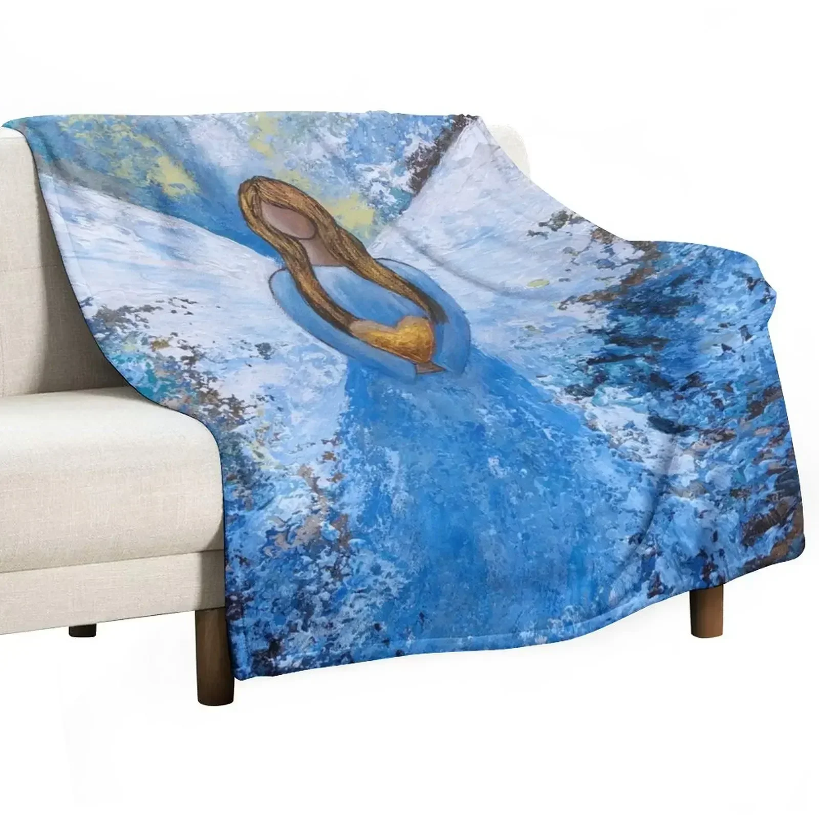 Guardian Angel Throw Blanket For Decorative Sofa Flannels Blankets