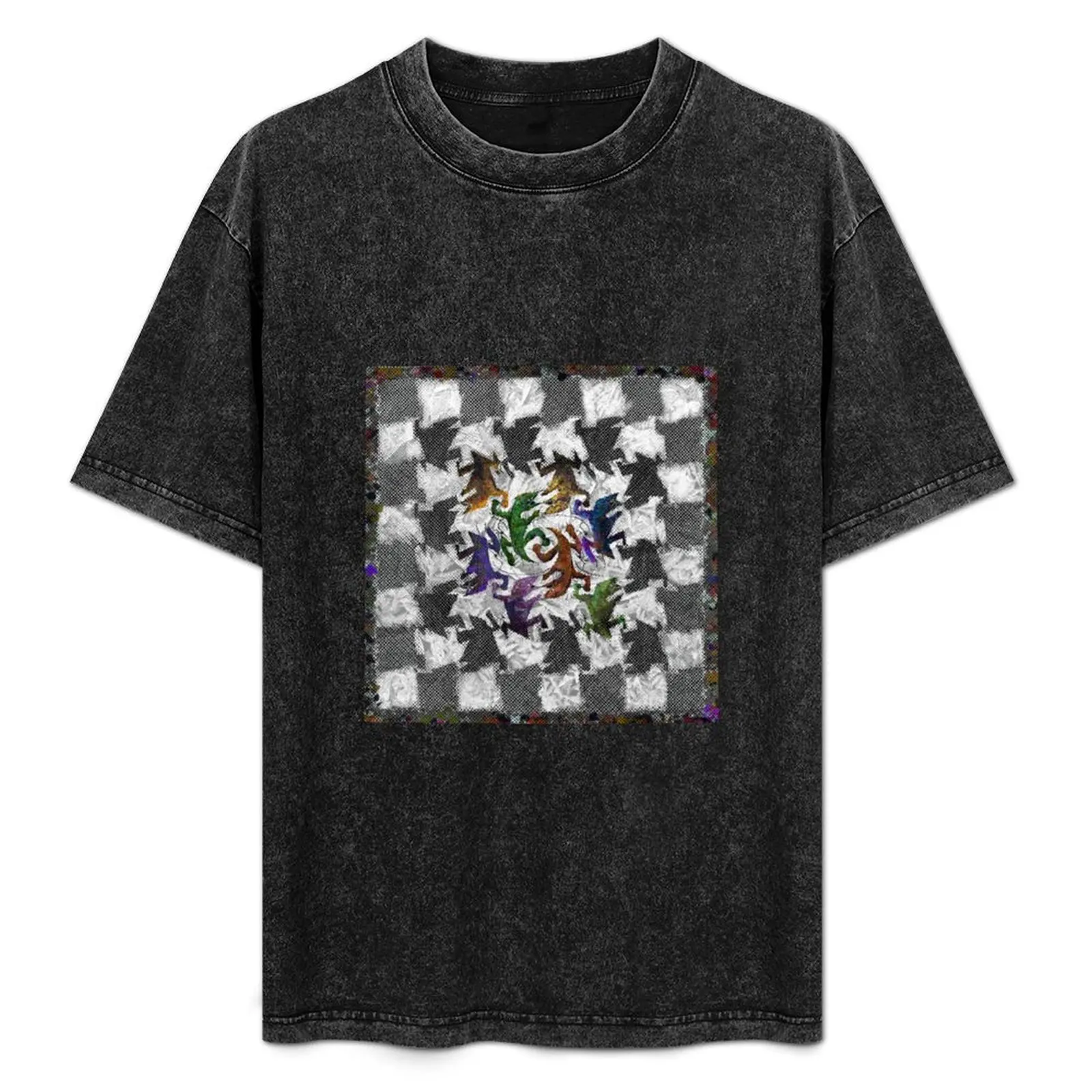 

M.C. “Master of Chess“ Escher T-Shirt Holiday Party T-Shirt for Men
