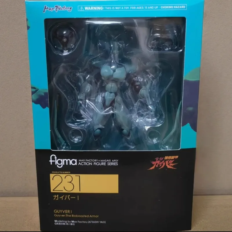15cm New in Stock Figma Bio Booster Armor Guyver Action Figure Model Articulated Stand Boxed Collectible for Fans Anime Figure