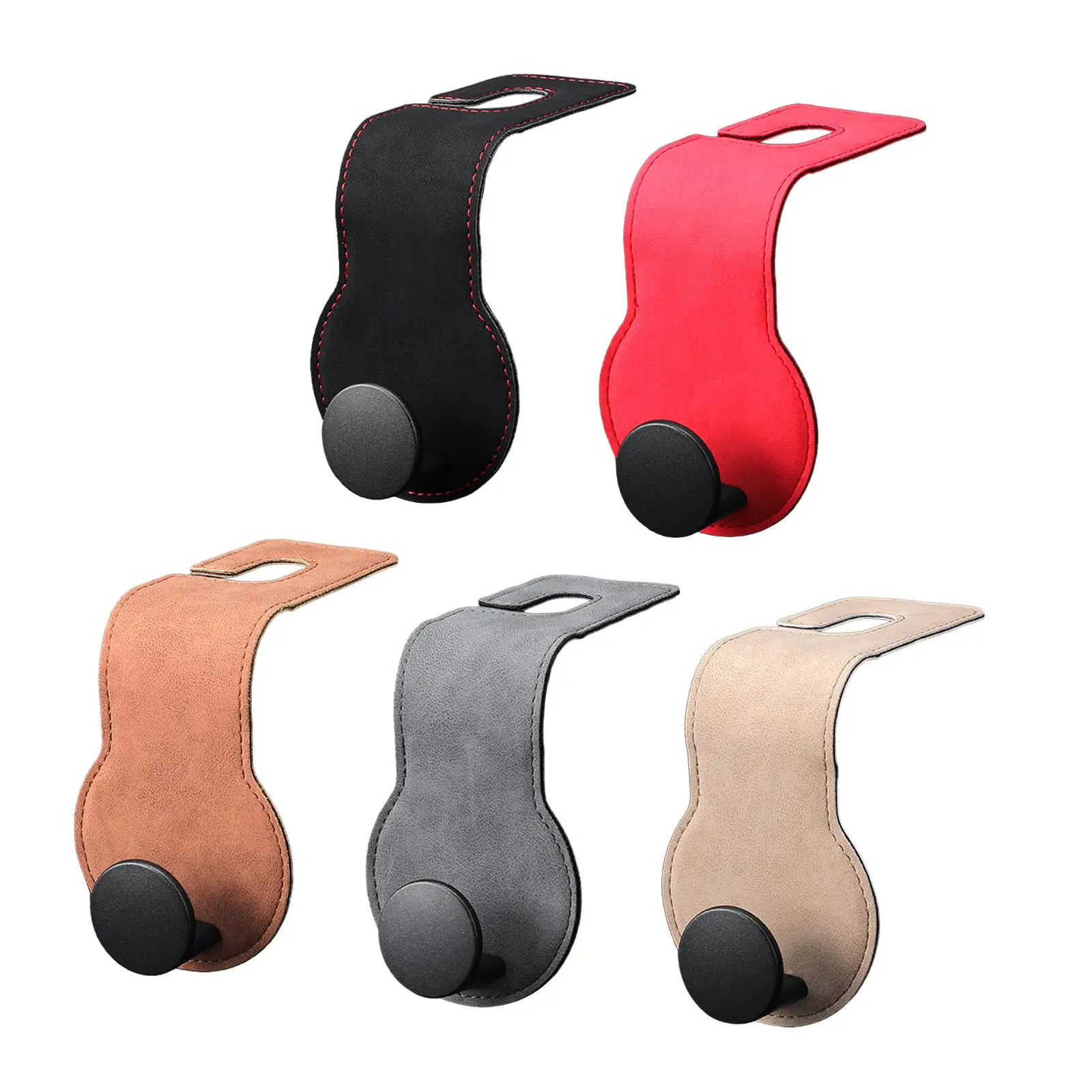 Seat Back Hook Portable Durable Car Accessories Car Headrest Hooks Holder Hanger for Handbags Purse Umbrellas Grocery Hats