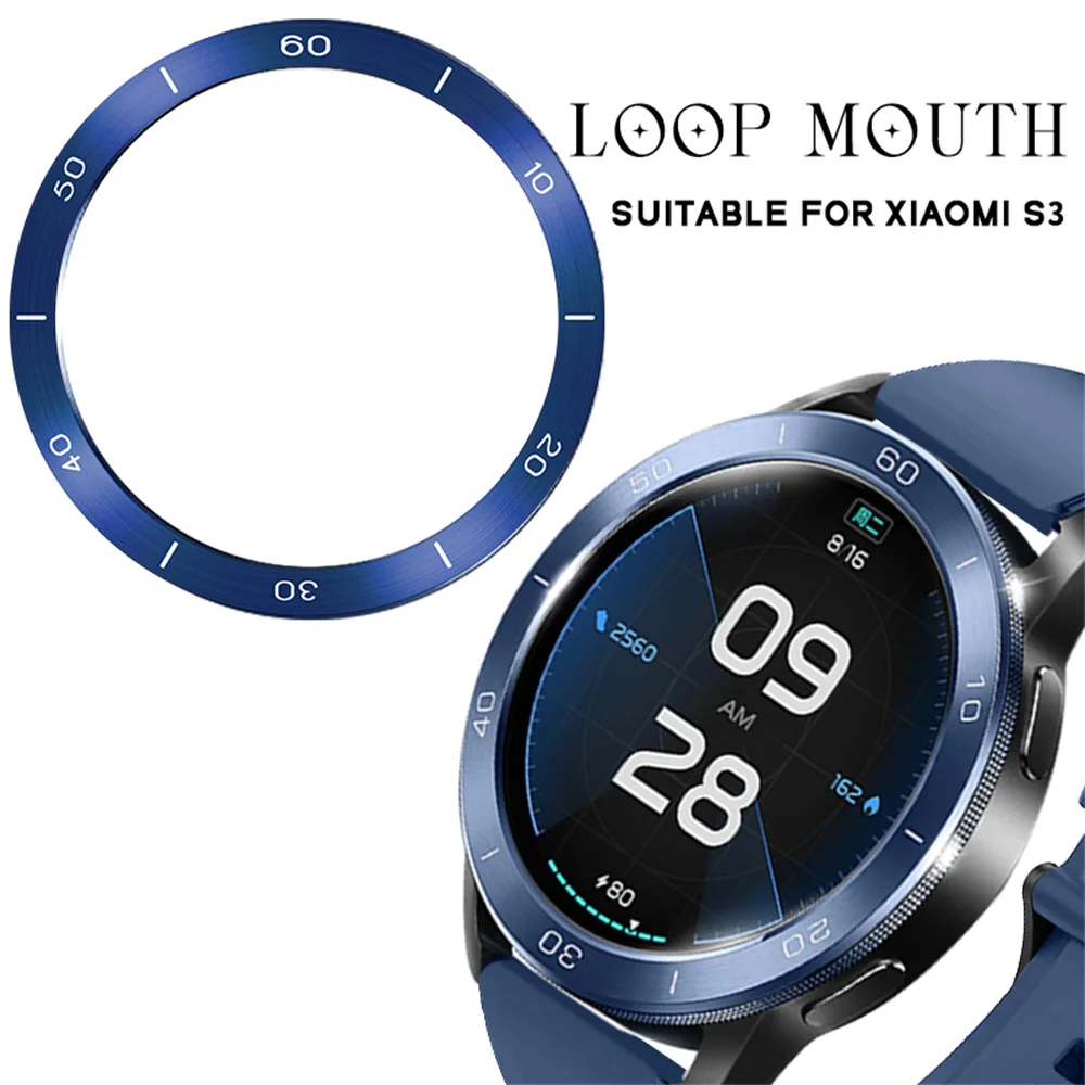 Стальные кольца безеля для Xiaomi Watch S3/S4, металлический чехол с защитой от царапин, защитные украшения для часов, принадлежности для Xiaomi Watch S3