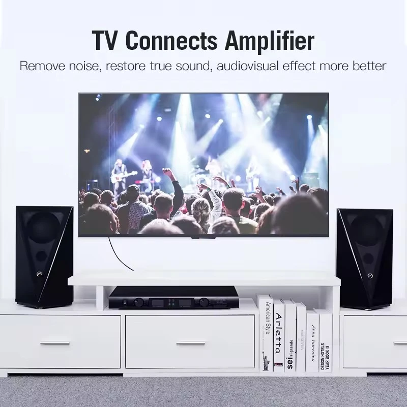 المزدوج كابل RCA HIFI ستيريو 2 RCA إلى 2 RCA ذكر إلى ذكر Aux سلك الصوت ل HDTV المسرح المنزلي DVD مكبر للصوت RCA كابلات مطلية بالذهب