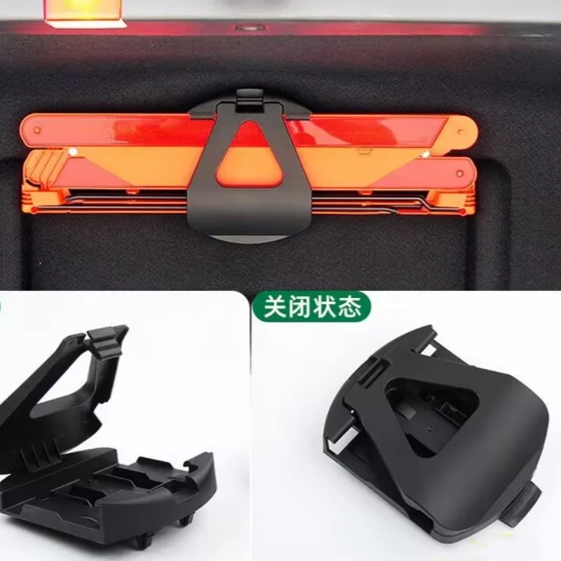 Base de clip de fijación para señal de advertencia triangular de coche, aplicable para Mercedes-Benz Clase C, Clase E, Clase S, C180, C200, C260, E260, E300, coche b4