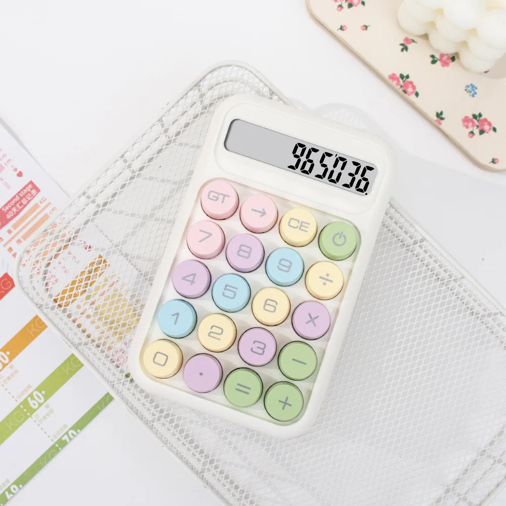New-Style Dopamine Candy-Colored High-Aesthetic Calculator: Multi-Functional for College Students & Kids