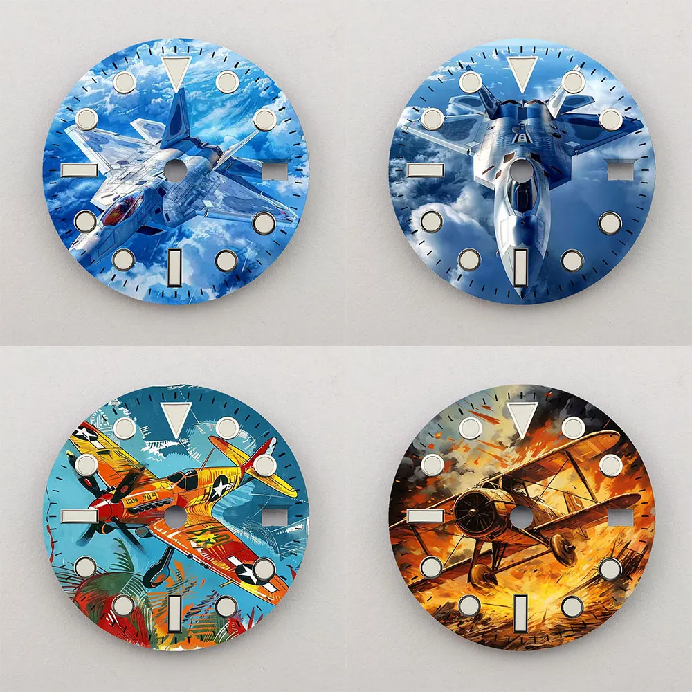 28.5mm Creative Watch Dial Suitable for NH35/36 Movement NH35 Watch Modification Accessories Custom LOGO Dial