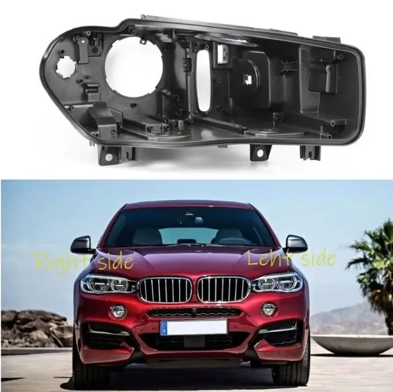 

For BMW X5 F15 2014 2015 2016 2017 2018 Headlight Base Replacement Headlamp House Headlight Black Back Rear Shell