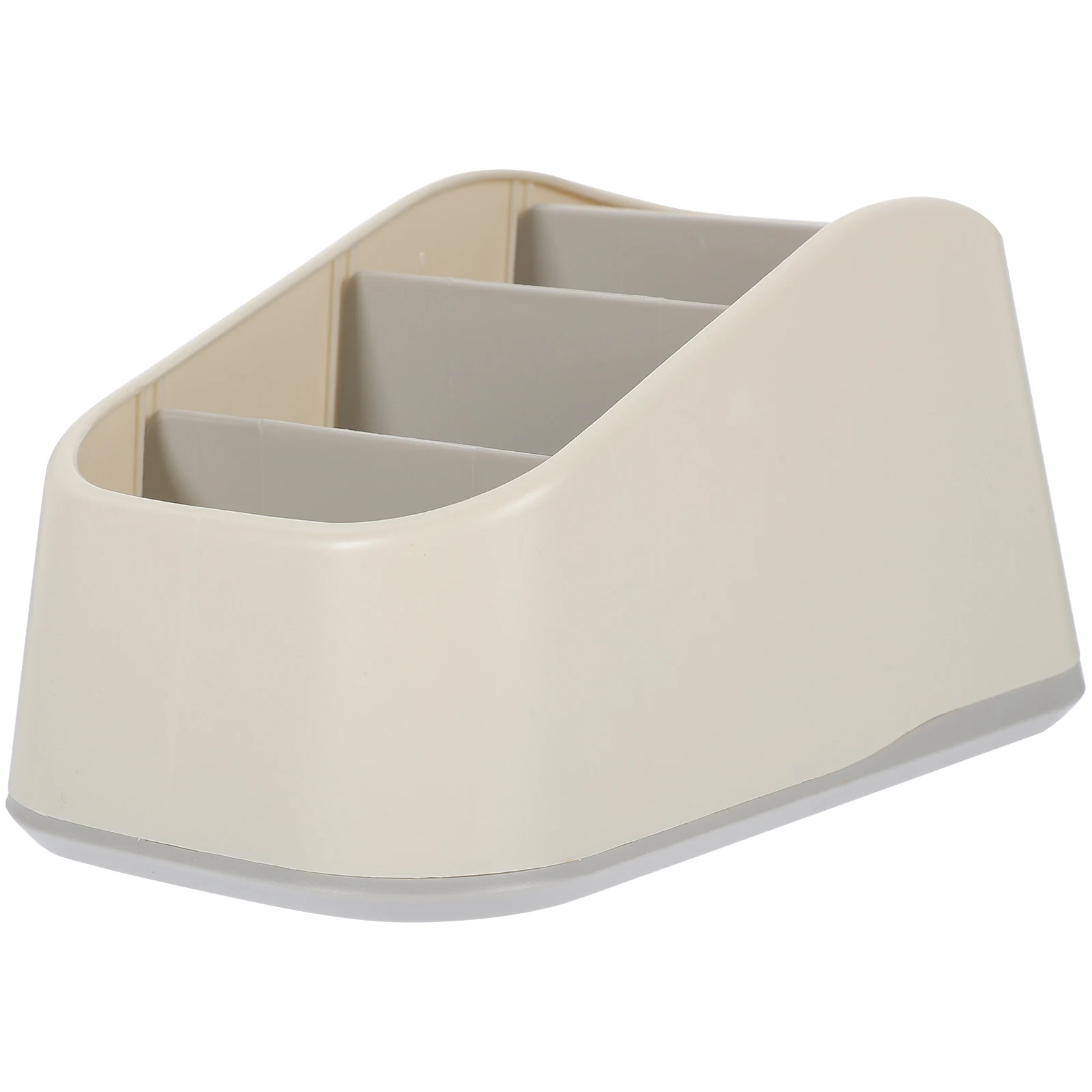 

Remote Control Storage Box Multi Grid Desktop Organizer Anti Slip Household Sundries Container For Home Stand Decor