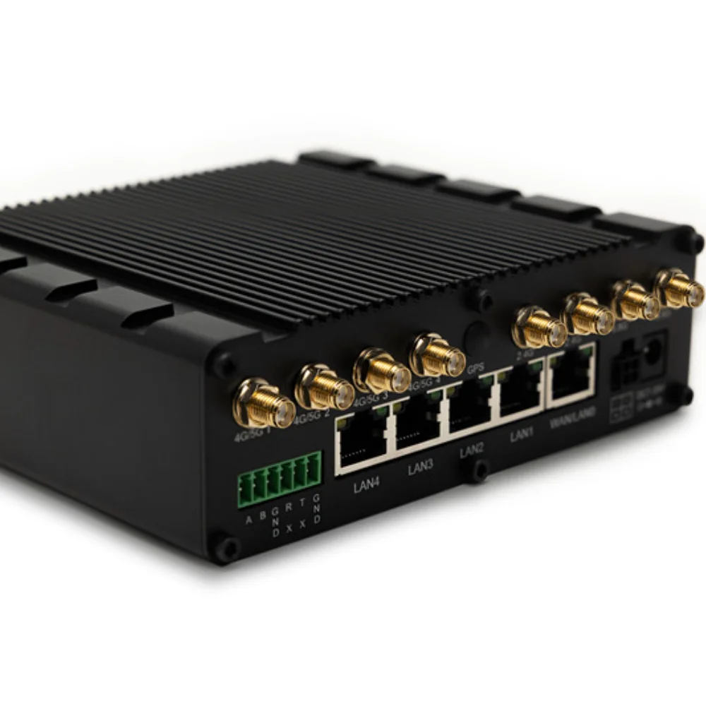 

Linble T300-1800 4G /5G Industrial Router 5 Gigabit Network Ports 1800M WIFI6 Watchdog Anti-break Line Enterprise Router