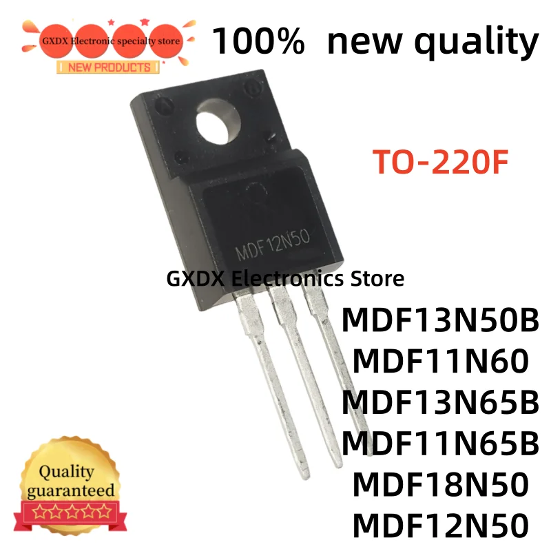 10-20 piezas nuevas MDF11N60 MDF12N50 MDF18N50 MDF11N65B MDF13N50B MDF13N65B 11N60 12N50 18N50 MDF11N65 MDF13N50 MDF13N65 TO-220F