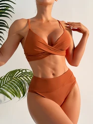 Conjunto de biquíni sexy preto push up feminino, maiô feminino, maiô de cintura alta, maiô de verão, novo, 2 peças, 2022