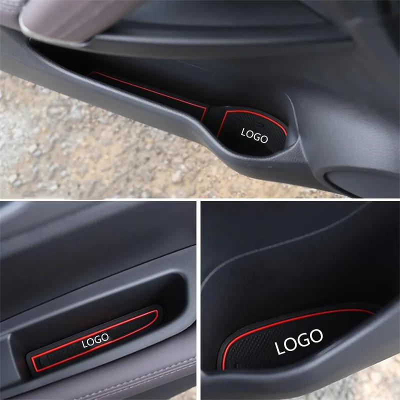 Non-slip Interior door gate pad cup mat for nissan qashqai j11 2014 -2019,13pcs/lot,car accessories