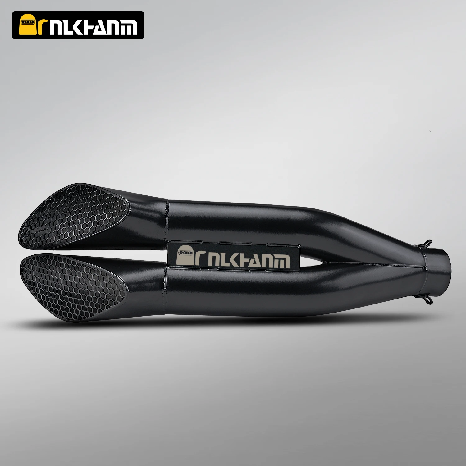 العالمي 60 مللي متر الجوزاء الفولاذ المقاوم للصدأ المزدوج منفذ الخمار ل R9 R1 GSX-R1000 ZX-4R ZX-6R ZX-10R CBR1000