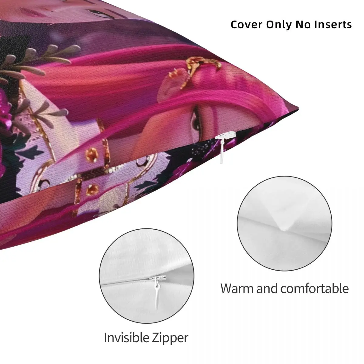 Kpop شيطان الصيادين Huntrix Saja بنين كيس وسادة الجدة وسادة غطاء غطاء وسادة ناعمة سادات ل أريكة ديكور المنزل #5