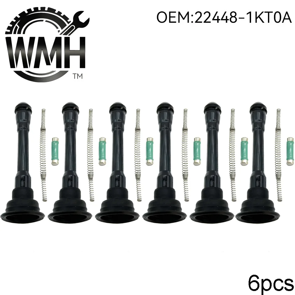 

6Pcs Car accessories Oem 22448-1KT0A Ignition Coil Rubber fit for Nissan Altima Rogue Sentra Infiniti