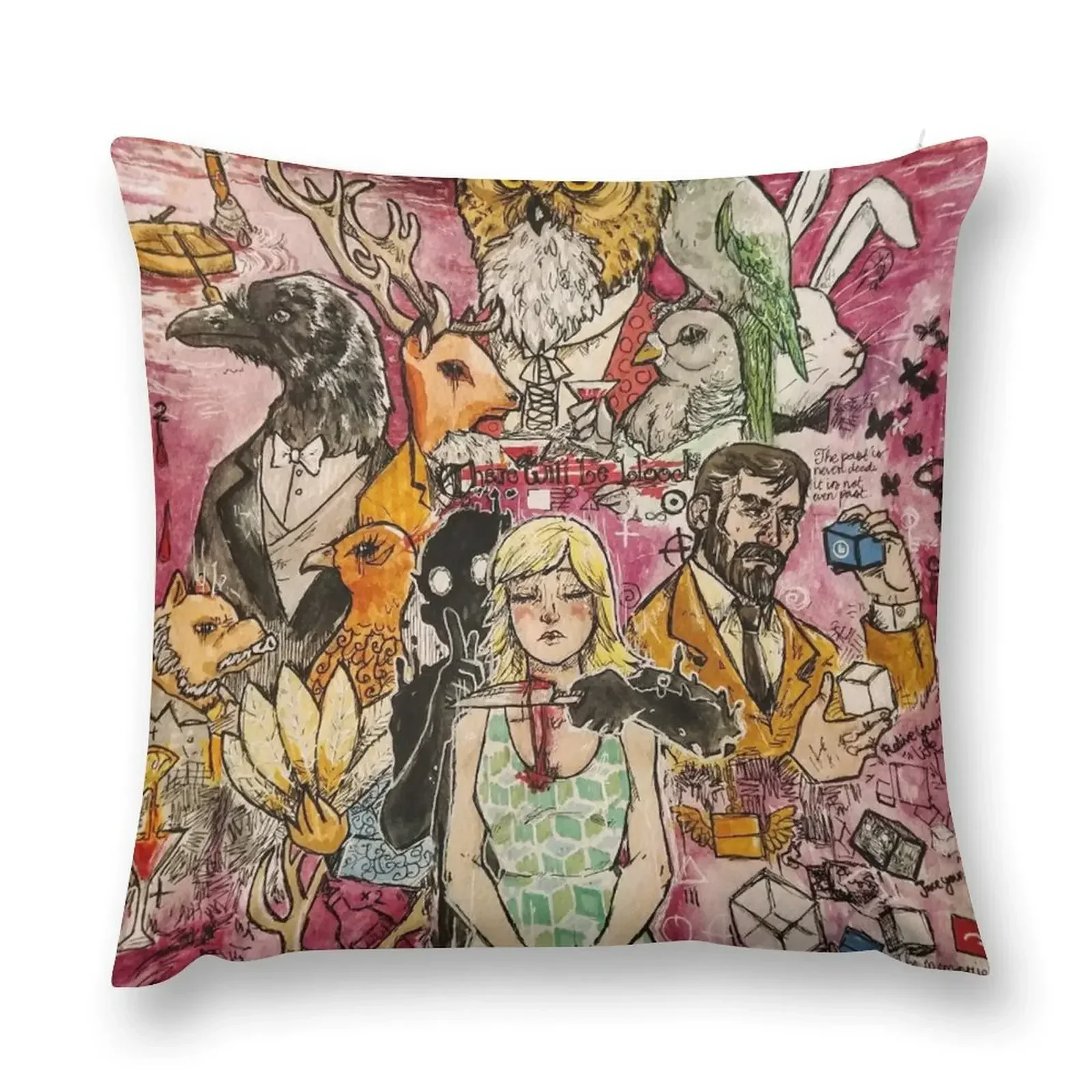 

The Lake Throw Pillow Christmas Pillow Sofa Cushion Cover home decor items pillow