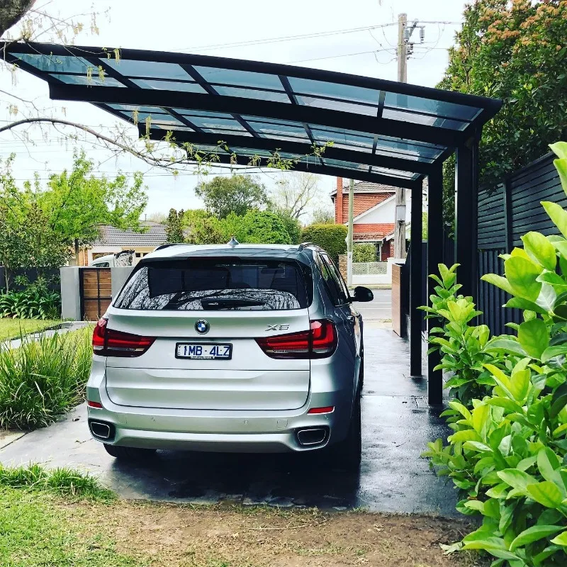 High Quality Carport Car Shelter Factory Price  Sun Shading Shelter Aluminium Polycarbonate Sheet